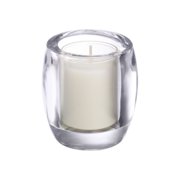 Bolsius - Tealight & Clear Cup Holder - Oval - Transparent - 6 pieces
